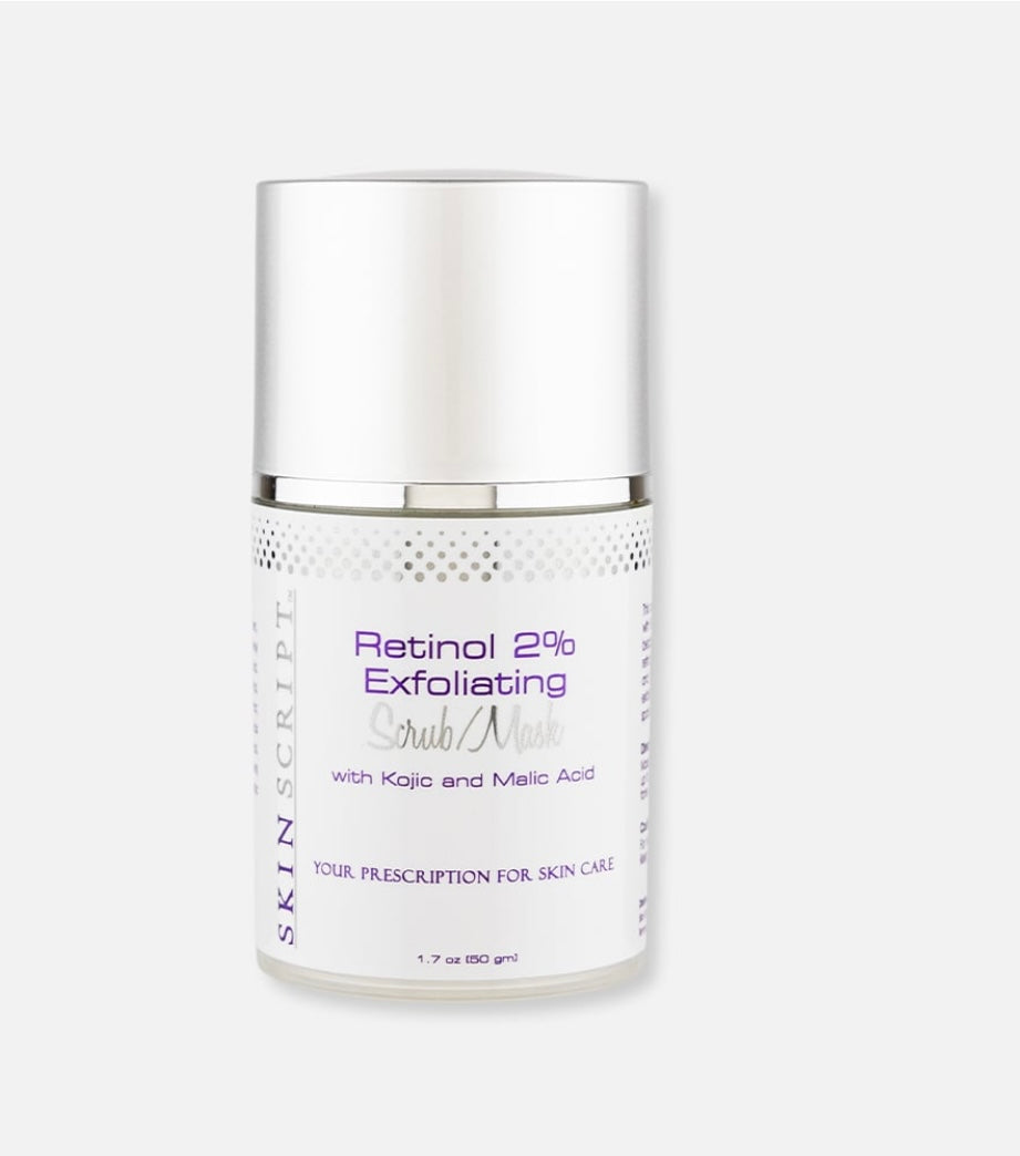 Skin Script Retinol 2% Exfoliating Scrub/Mask